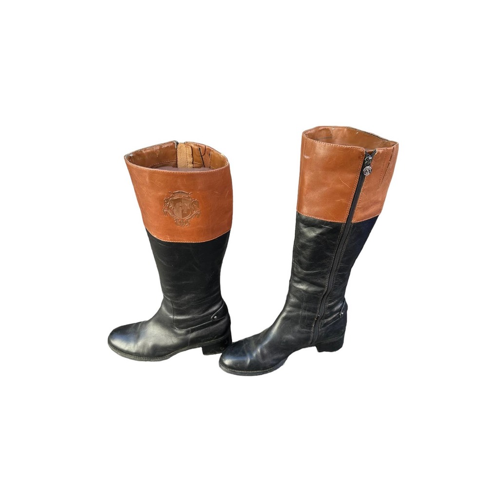 Etienne Aigner Women's Leather Tall Riding Boots Size 9